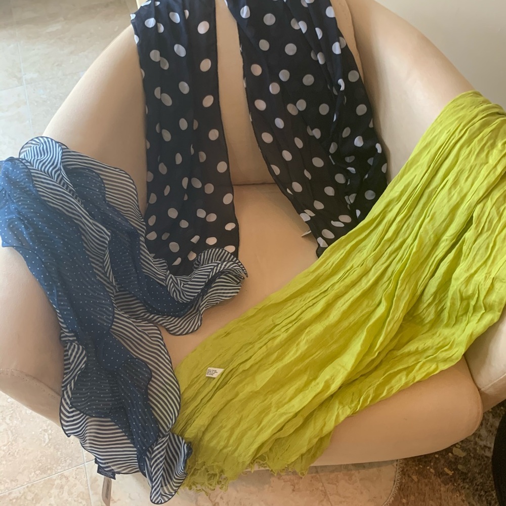 Lot of Three Scarves